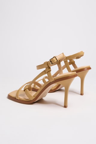 Sandali con tacco - Beige