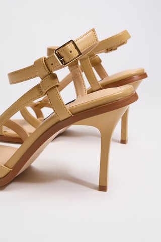 Sandali con tacco - Beige