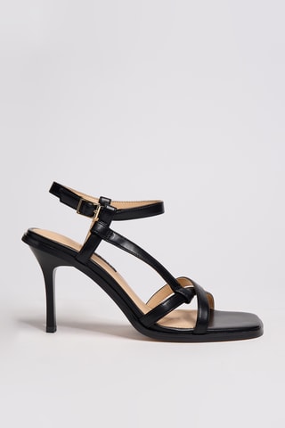 Sandali con tacco - Nero