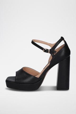Sandali con tacco Belr - Nero