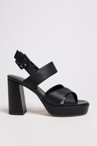 Sandali con tacco - Nero