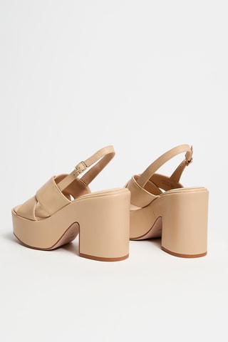 Sandali platform - Beige