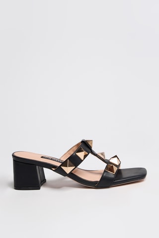 Sandali con tacco - Nero