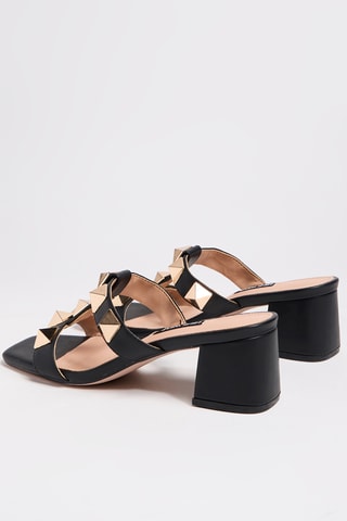 Sandali con tacco - Nero