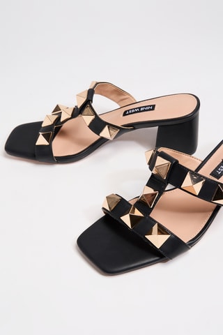 Sandali con tacco - Nero