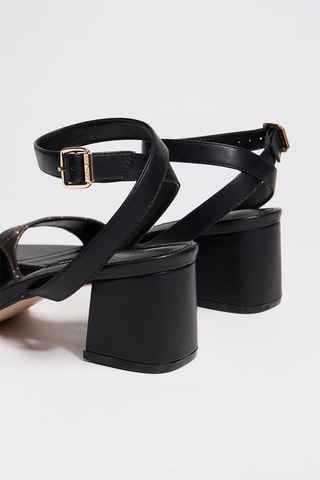 Sandali con tacco - Nero