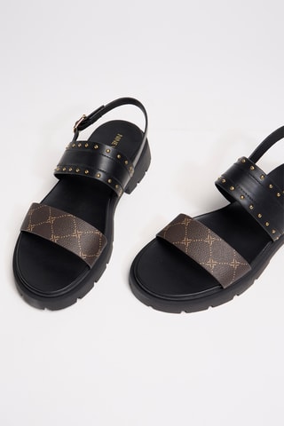 Sandali platform - Nero