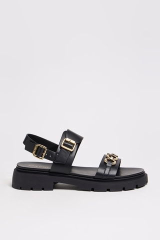Sandali platform - Nero