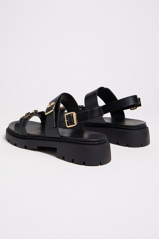 Sandali platform - Nero
