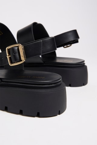 Sandali platform - Nero
