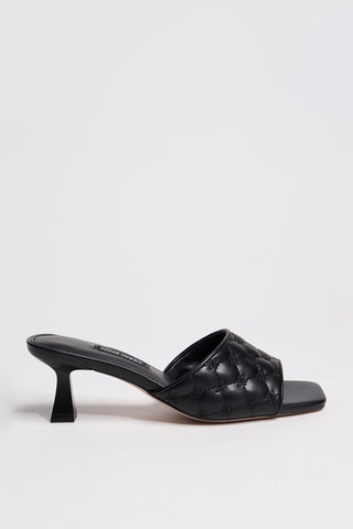 Sandali con tacco - Nero