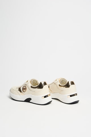 Sneakers con zeppa - Beige