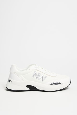 Sneakers con zeppa - Bianco