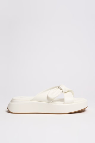 Ciabatte platform - Bianco