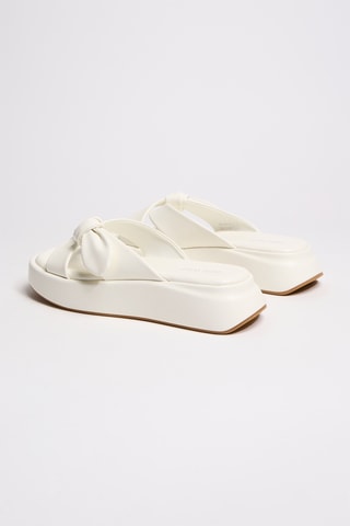 Ciabatte platform - Bianco