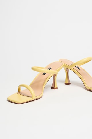 Sandali con tacco - Giallo