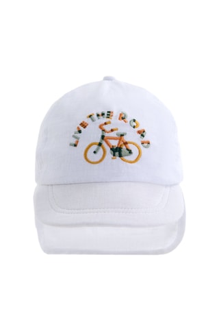 Cappellino safari - Bianco