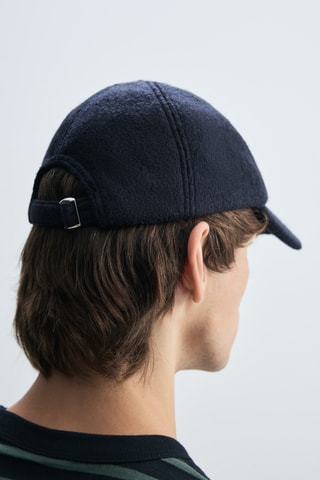 Cappellino in lana - Navy