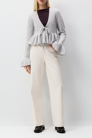 Cardigan - Grigio melange