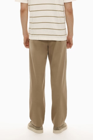 Pantaloni chino relaxed - Beige