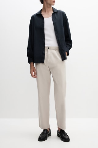 Pantaloni chino relaxed - Grigio