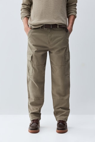 Pantaloni cargo - Taupe