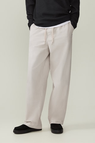 Pantaloni sportivi relaxed - Grigio chiaro