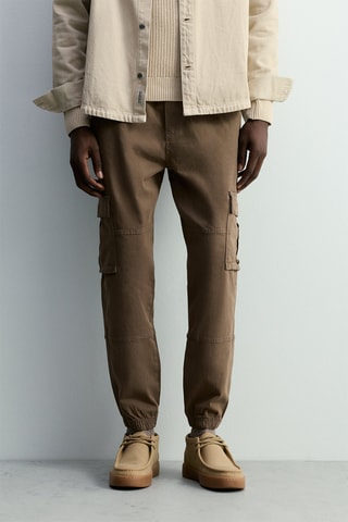 Pantaloni cargo - Marrone