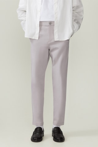 Chino skinny - Gris clair