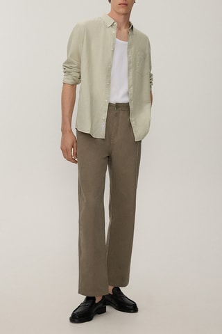Pantaloni chino relaxed - Taupe