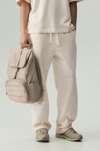 Pantaloni a vita alta - Bianco