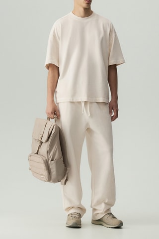 Pantaloni a vita alta - Bianco