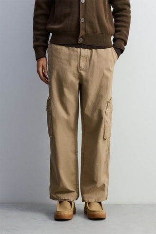 Pantaloni cargo - Marrone