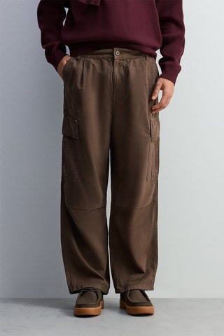 Pantaloni cargo - Marrone