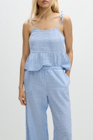 Pantaloni - Bianco e azzurro