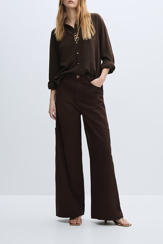 Pantaloni cargo - Marrone