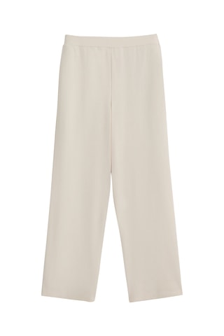 Pantaloni a vita alta - Ecrù