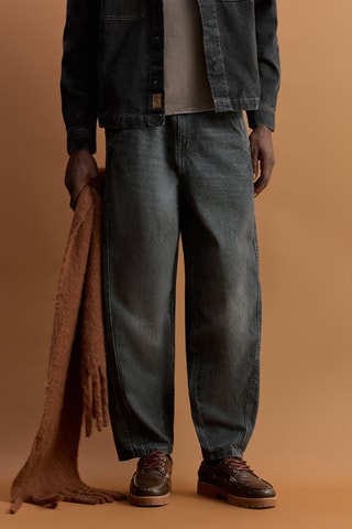 Jeans barrel - Nero