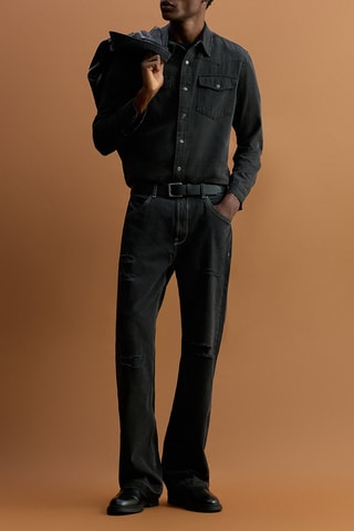 Jeans flare - Nero