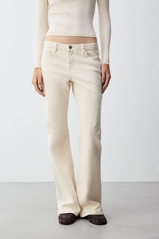 Jeans bootcut - Ecrù