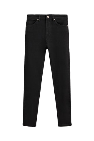 Jeans a vita alta - Nero