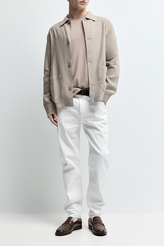 Jeans regular - Bianco