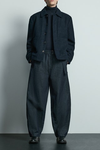 Jeans barrel - Blu notte