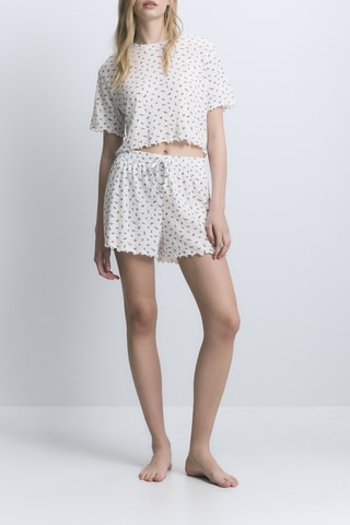 T-shirt pigiama - Bianco