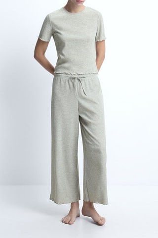 Pantaloni pigiama - Grigio chiaro melange