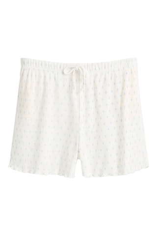 Shorts pigiama - Bianco