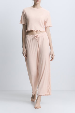 Pantaloni pigiama - Rosa cipria
