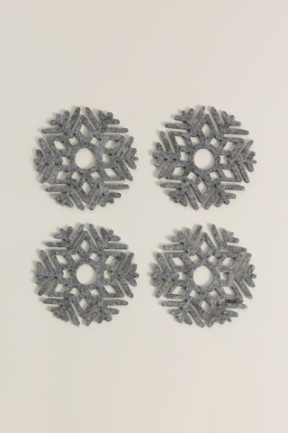 4 sous-verres - Anthracite