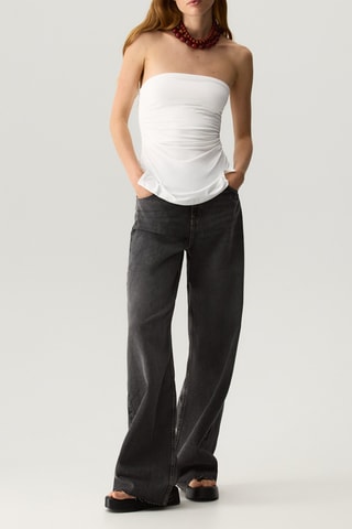 Top bustier - Bianco