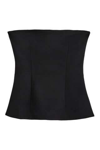 Top bustier - Nero